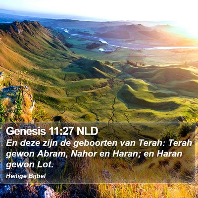 Genesis 11:27 NLD Bible Verse Image