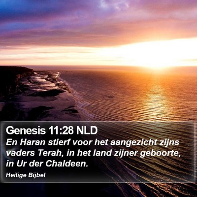 Genesis 11:28 NLD Bible Verse Image