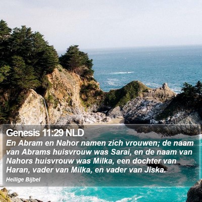 Genesis 11:29 NLD Bible Verse Image