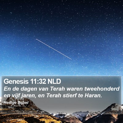Genesis 11:32 NLD Bible Verse Image