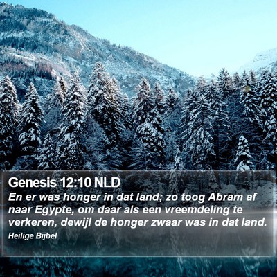 Genesis 12:10 NLD Bible Verse Image