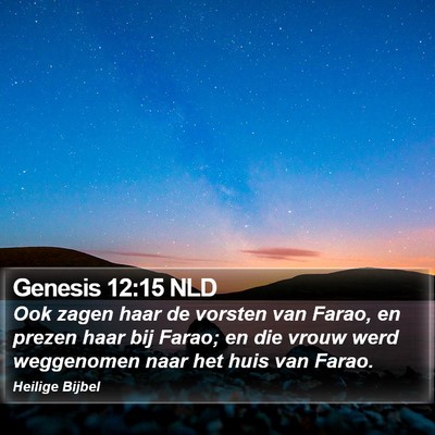 Genesis 12:15 NLD Bible Verse Image