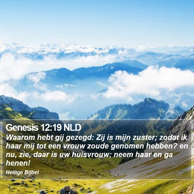 Genesis 12:19 NLD Bible Verse Image
