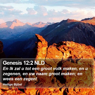 Genesis 12:2 NLD Bible Verse Image