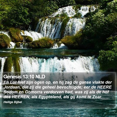 Genesis 13:10 NLD Bible Verse Image