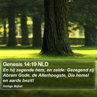 Genesis 14:19 NLD Bible Verse Image
