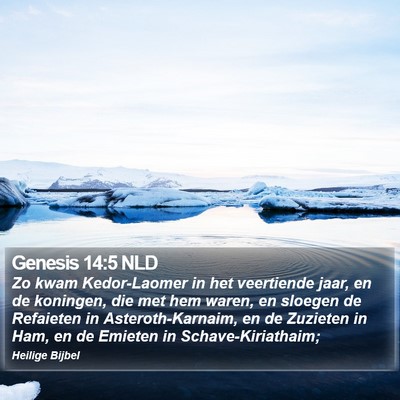 Genesis 14:5 NLD Bible Verse Image