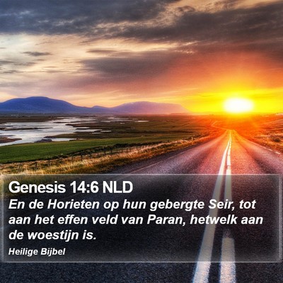 Genesis 14:6 NLD Bible Verse Image