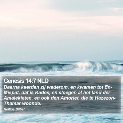 Genesis 14:7 NLD Bible Verse Image