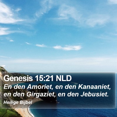Genesis 15:21 NLD Bible Verse Image