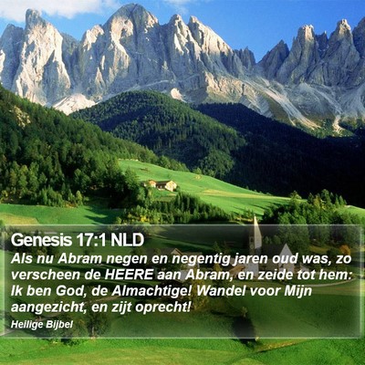 Genesis 17:1 NLD Bible Verse Image