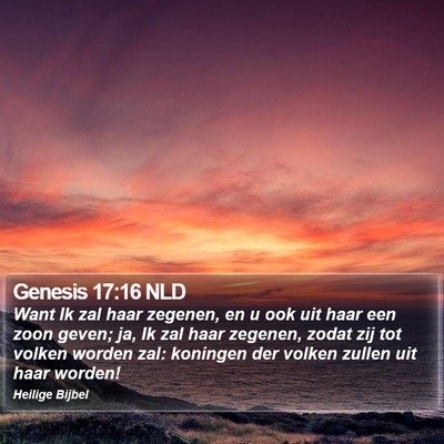 Genesis 17:16 NLD Bible Verse Image