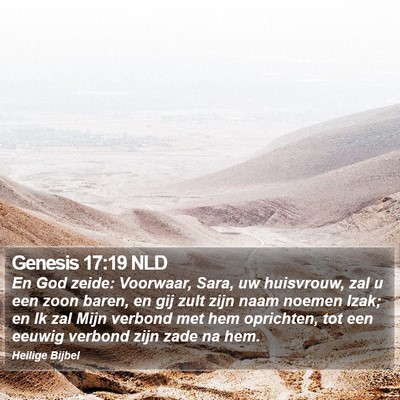 Genesis 17:19 NLD Bible Verse Image