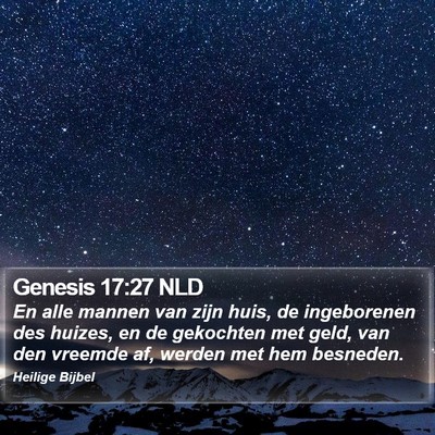 Genesis 17:27 NLD Bible Verse Image
