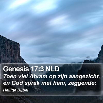 Genesis 17:3 NLD Bible Verse Image