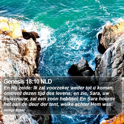 Genesis 18:10 NLD Bible Verse Image