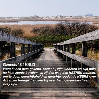 Genesis 18:19 NLD Bible Verse Image