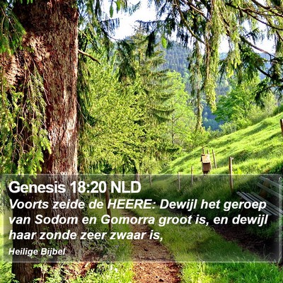 Genesis 18:20 NLD Bible Verse Image