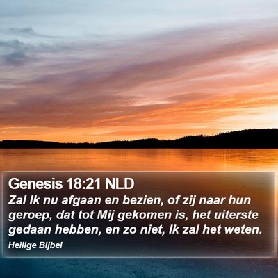Genesis 18:21 NLD Bible Verse Image