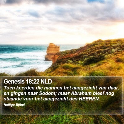 Genesis 18:22 NLD Bible Verse Image