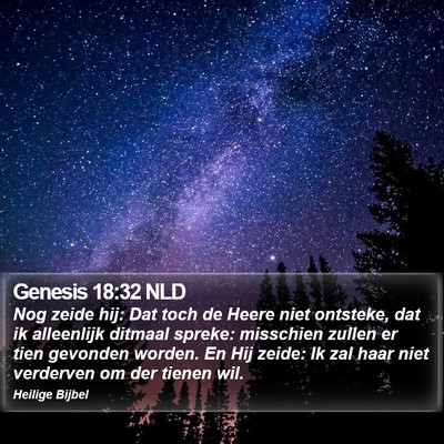 Genesis 18:32 NLD Bible Verse Image