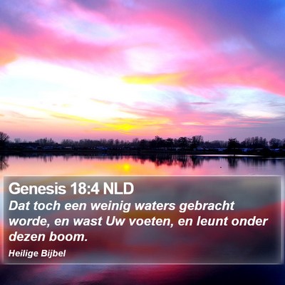 Genesis 18:4 NLD Bible Verse Image