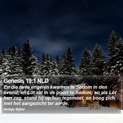 Genesis 19:1 NLD Bible Verse Image