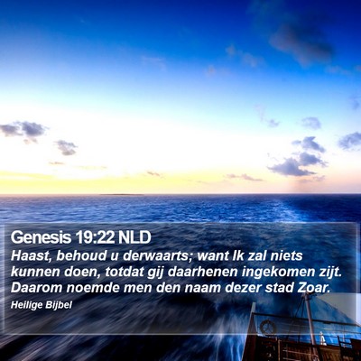 Genesis 19:22 NLD Bible Verse Image