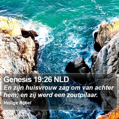 Genesis 19:26 NLD Bible Verse Image