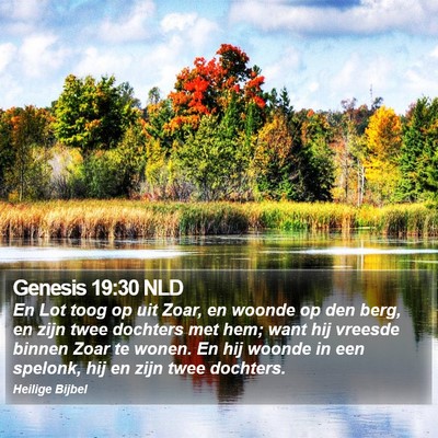 Genesis 19:30 NLD Bible Verse Image