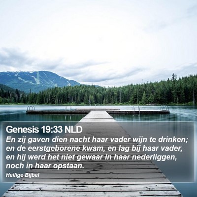 Genesis 19:33 NLD Bible Verse Image
