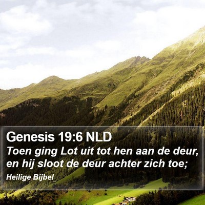 Genesis 19:6 NLD Bible Verse Image