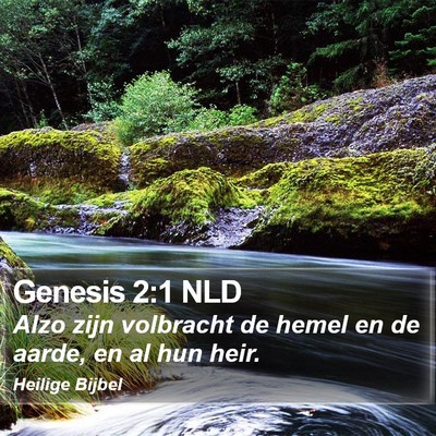 Genesis 2:1 NLD Bible Verse Image