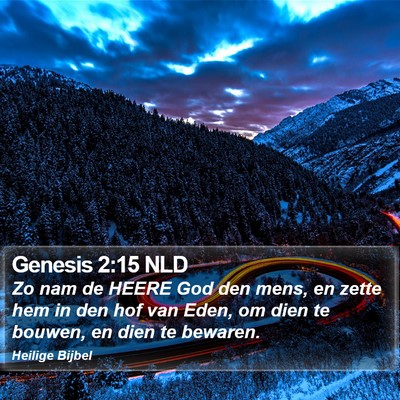 Genesis 2:15 NLD Bible Verse Image