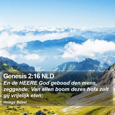 Genesis 2:16 NLD Bible Verse Image