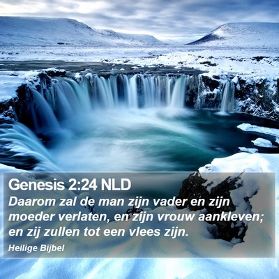 Genesis 2:24 NLD Bible Verse Image