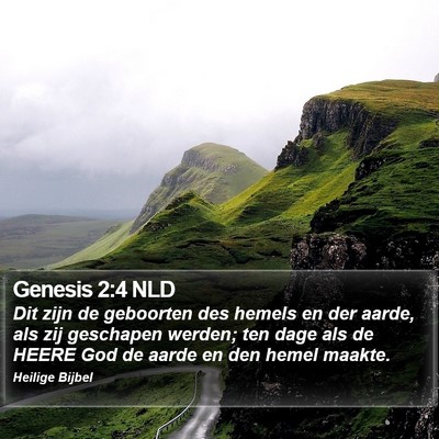 Genesis 2:4 NLD Bible Verse Image