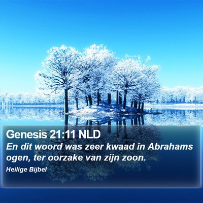 Genesis 21:11 NLD Bible Verse Image