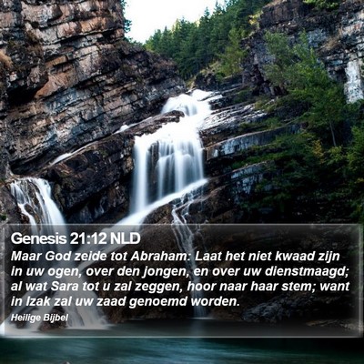 Genesis 21:12 NLD Bible Verse Image
