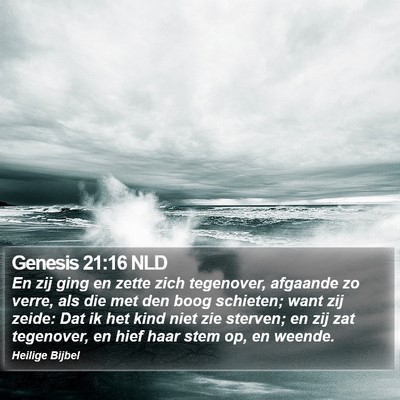 Genesis 21:16 NLD Bible Verse Image