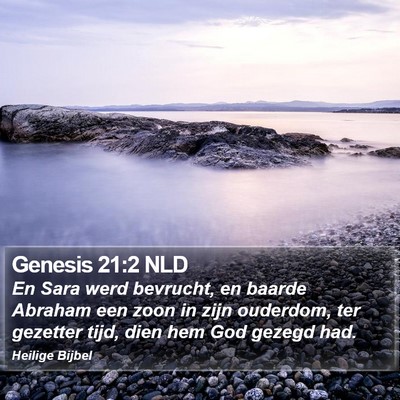 Genesis 21:2 NLD Bible Verse Image