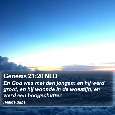 Genesis 21:20 NLD Bible Verse Image