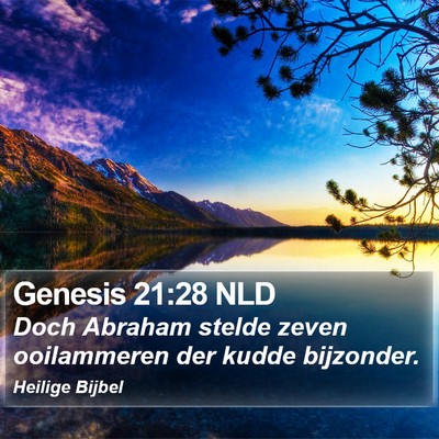Genesis 21:28 NLD Bible Verse Image