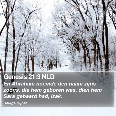 Genesis 21:3 NLD Bible Verse Image