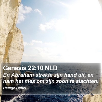 Genesis 22:10 NLD Bible Verse Image