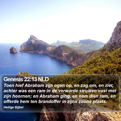 Genesis 22:13 NLD Bible Verse Image