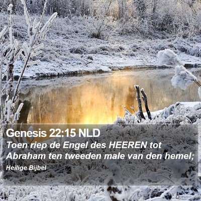 Genesis 22:15 NLD Bible Verse Image