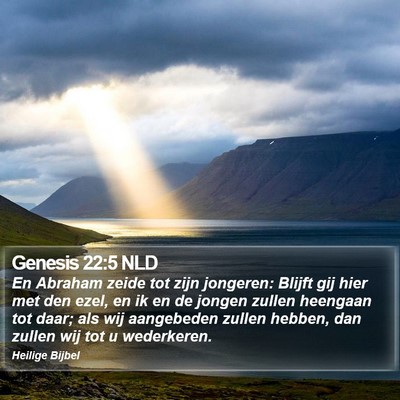Genesis 22:5 NLD Bible Verse Image