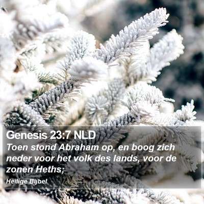 Genesis 23:7 NLD Bible Verse Image