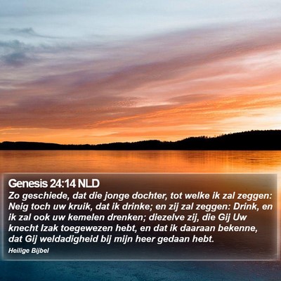 Genesis 24:14 NLD Bible Verse Image